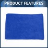 INFINAUTO Cleaning Cloths Towel,Car Drying Plush Cloth Absorbent Microfiber Blue,1pcs
