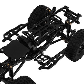 1/24th Side Pedal Step Running Boards Foot-Plate Rock Sliders for Axial SCX24 Deadbolt C10 JLU CRC AXI00004 AXI00005 Gladiator GX470 RC Crawler Car