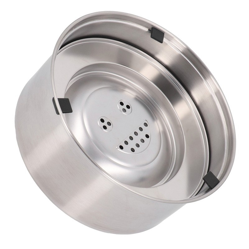 Dog Water Bowl Dispenser 304 Stainless Steel Spill Proof 3L