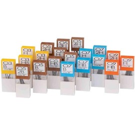 Tombow Box of 12 for Mechanical Pencil HB White/Orange