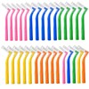 30 Pcs Interdental Brushes Angle, Braces Brush, Dental Floss Brush