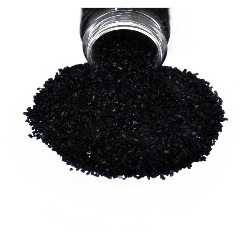 Mystic Sprinkles Sugar Crystals 4.2oz Bottle (Onyx- Black)