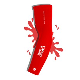 MUYI ® Gaming Sleeve - Arm Sleeves / Gauntlets - Men/Women - For Handball, Volleyball, Basketball, Road Bike - Sports Sleeves - Esports Accessories - Compression Arm Warmers, Red 1 piece