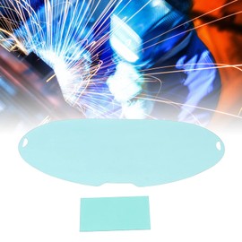 Welding Helmet Transparent Protective Plate Spare Lens Set with 3PCS Circular Outer Screens and 2PCS Inner Screens,Compression PC Welding Replacement Lens for Welder