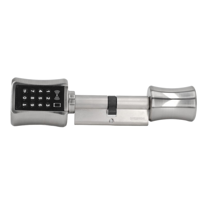 Keyless Electric Lock Stainless Steel Brass Low Consumption Smart Cylinder