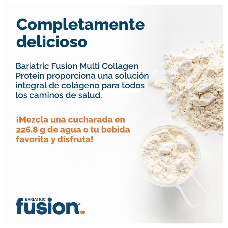Bariatric Fusion- Fresa Pltano Multi Colgeno Protena en Polvo Plus