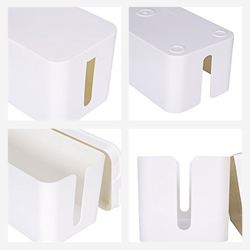 Powerking Cable Management Box, Cable Organizer for Hide and Conceal