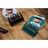 BABLO POMADE Mesh Comb, Mens, Black and Green, 2 Piece