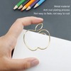 100pcs Fruit Paper Clips Cute Bookmark Pare Clips Portable Funny