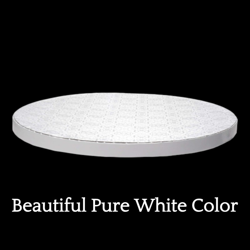 O'Creme - Tabla redonda para tartas (5 unidades, 1,27 cm