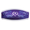 SeaCanary Snorkeling Diving Mask Strap Cover Tribal Heart Blue