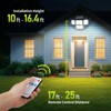 LUMLLSAJI 1PC 3000LM Solar Flood Lights Outdoor with Upgrade Solar