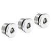 PATIKIL 9/16-18UNF Internal Hex Head Pipe Fitting Plug, 3 Pack