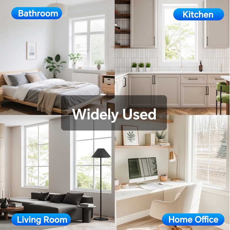 shinic Window Fan with Reversible Airflow, 4 Speeds, Thermostat Remote
