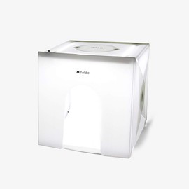 Foldio2 Plus + Front Cover (15inch Lightbox for Product Photography with Reflection Cover / 15" x 15" / Portable Studio, Dimmable LED Chips, CRI 97+, Background Sheet Included)