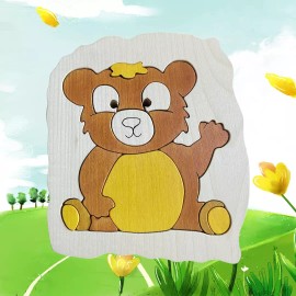 Wooden Jigsaw Puzzle  for toddler Animal Educational Toy Montessori, 3D puzzle