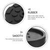4 Pcs Car Jack Pad: Slotted Trolley Jacking Rubber Blocks,