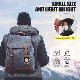 E-SHIDAI Mini Flashlight 3 Pack, Rechargeable Keychain Flashlight with 3 Light Modes, 1000lumens Bright EDC Flashlight Keychain Light with Magnet Base, Portable Pocket Flashlight for Camping Walking
