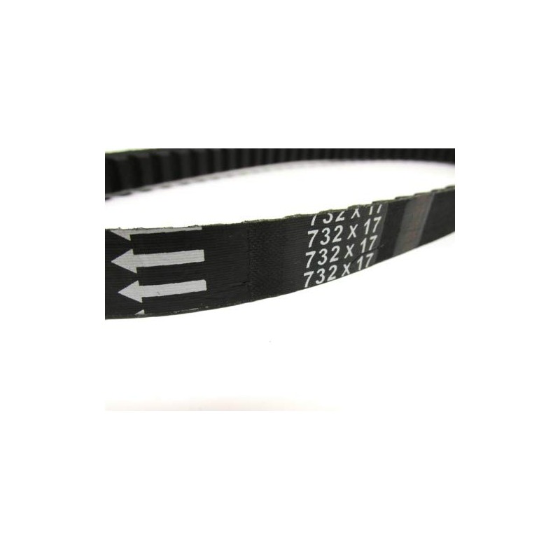 Drive Belt 17 x 732mm Fits Piaggio Sfera NSL1T, Zip