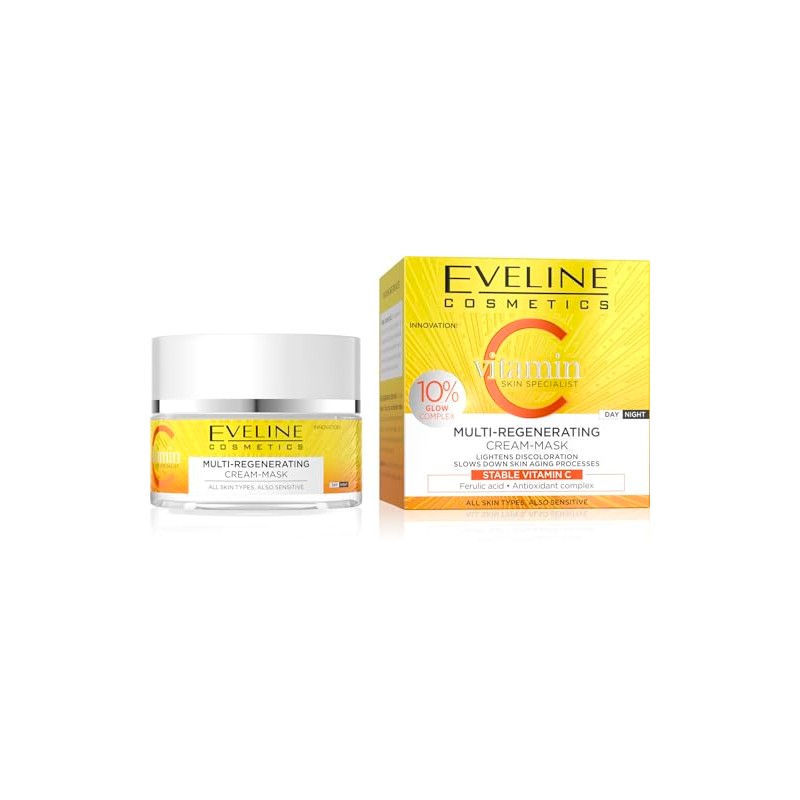 Eveline Cosmetics Vitamin C Multi Regenerating Cream Mask Day/Night 50