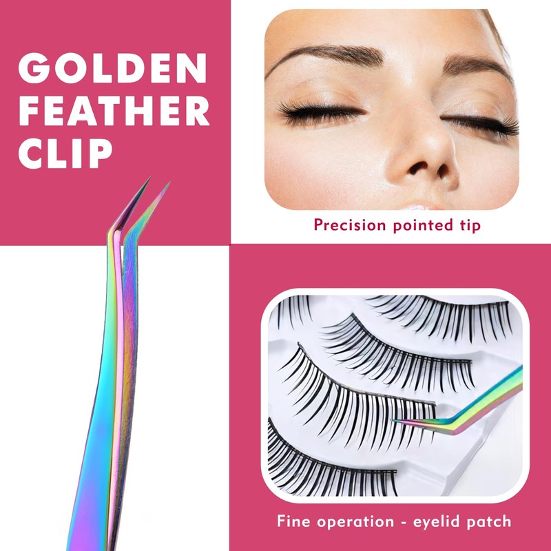 Lash Tweezers for Eyelash Extensions – Precision Fiber Tip Grip