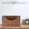 Wooden Hat Storage Rack Multifunctional Baseball Hat Organizer for Home
