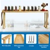 MAVOTER Over The Stove Top Shelf for Kitchen Bamboo Spice