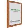 wallsthatspeak 8x11 Light Walnut Rustic Pine Picture Frame for Puzzles