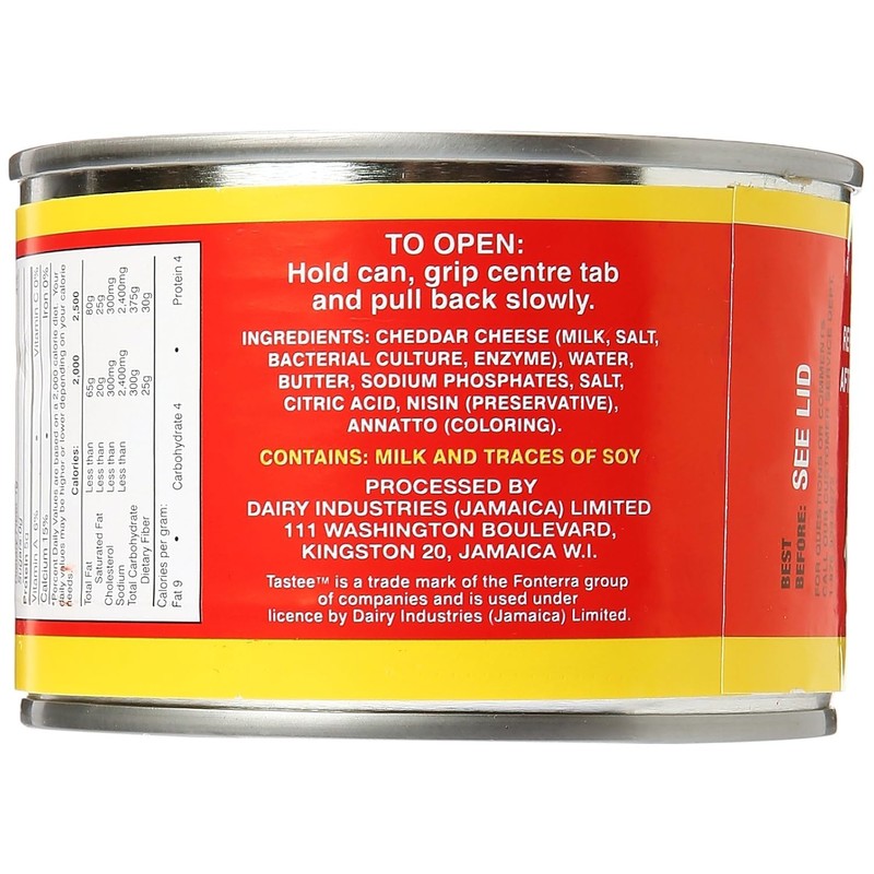 Jamaica's Tastee Cheese - 8.8oz (250g)