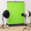 WASJOYE Green Screen Background with Stand, 79 x 59 in
