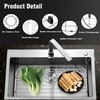 Sink Protectors for Kitchen Sink 26" x14", Stainless Steel Sink
