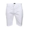 Xact Men's Premium Tailored Stretch Chino Shorts (White) 38