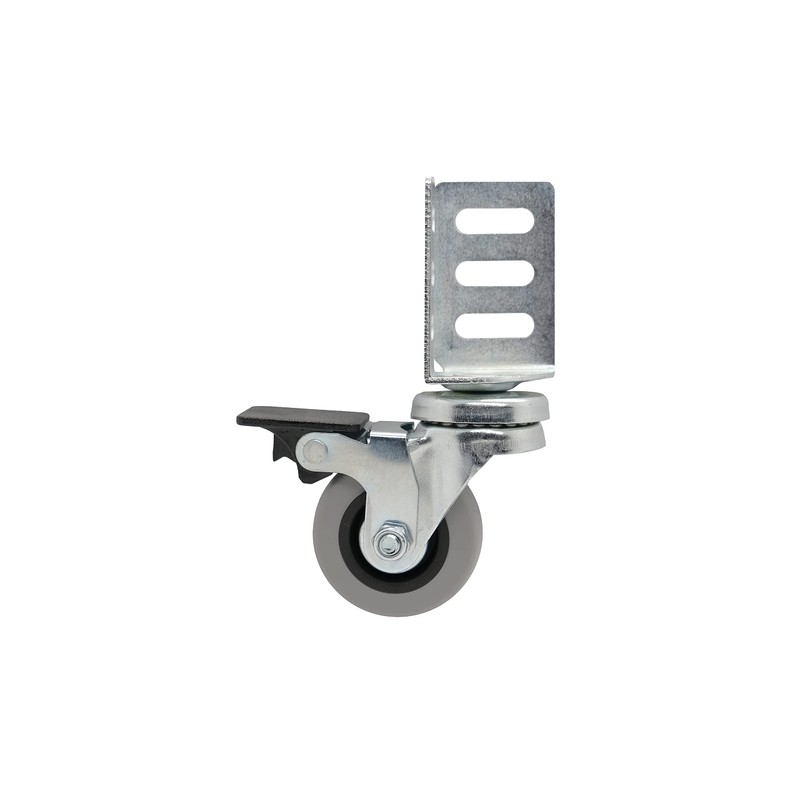 Shepherd Hardware 8126E 1-7/8-Inch TPR Swivel Corner Casters with Top