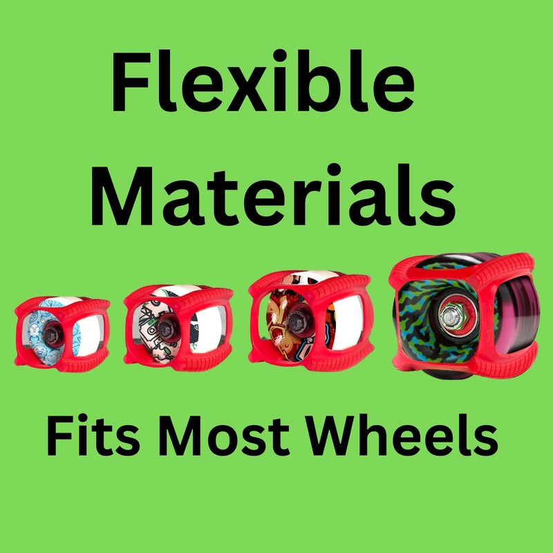 Skateboard Wheels Accessories for Learning Tricks Fast. Great for Beginners