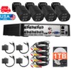KERUI 8CH DVR System 1920TVL 2MP Outdoor Security Cameras Mobile