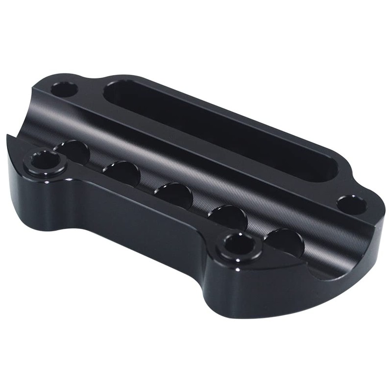 ONETK Motorcycle Indicator Light Handlebar Top Bar Riser Clamp Speedometer