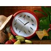KOOKOO KidsWorld Black-Blue, Wall Clock for Children with Natural Sounds,