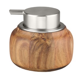 Kleine Wolke Madera Soap Dispenser, Accessories, Colour: Brown, Material: Acacia