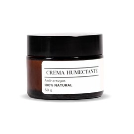 Crema Facial Hidratante Anti Arrugas de Uso Diurno, 100% Natural, Previene Líneas de Expresión, Estimula Producción de Colágeno, Mejora Tono y Textura