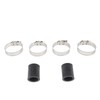 2Pcs 1in High Temp Pipe Clamps Connector Sturdy Exhaust Pipe