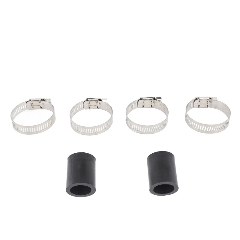 2Pcs 1in High Temp Pipe Clamps Connector Sturdy Exhaust Pipe