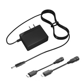 Charger for Phonak Hearing Aid Power Supply Kit 5V 2A USB-C & Micro USB Cable Compatible with Lumity P90R L90R P90 L90 B90 Go Case 0459 Dock BTE RIC Combi Ease Life Slim Audeo PartnerMic AC Adapter