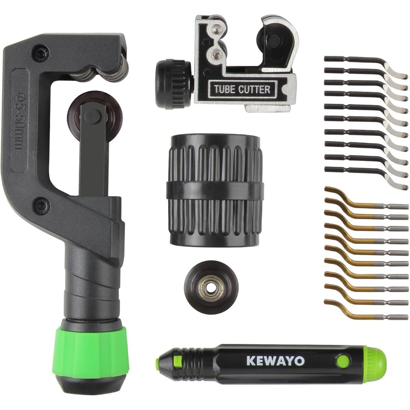 KEWAYO Pipe Cutter Set 5-50 mm with Deburring – Versatile