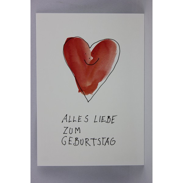 'Post Card A6 32801 "Alles Liebe zum Geburtstag [Artist: Nele
