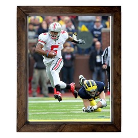 Braxton Miller - 14X17 Full Color Photo Sign With Wood Frame PTR #G687486