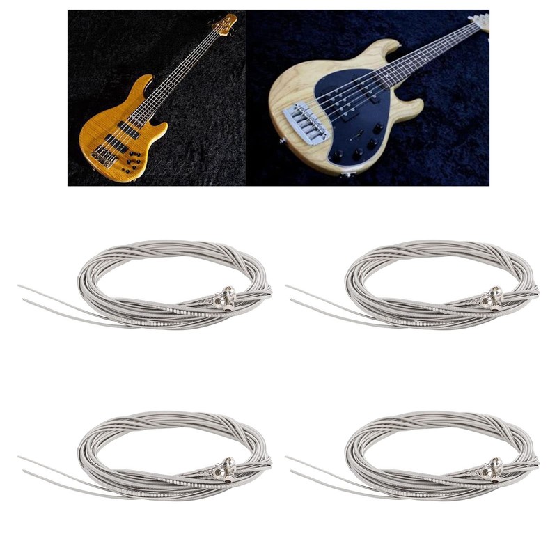 Bass Strings, 4Pcs Guitar String Ball End for Playing