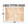 Rogue River Tactical Tan Brown Textured Marble Art Kitchen Glass
