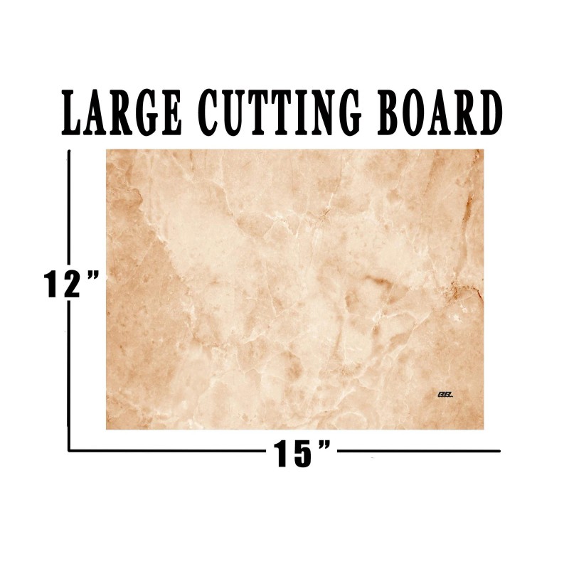 Rogue River Tactical Tan Brown Textured Marble Art Kitchen Glass