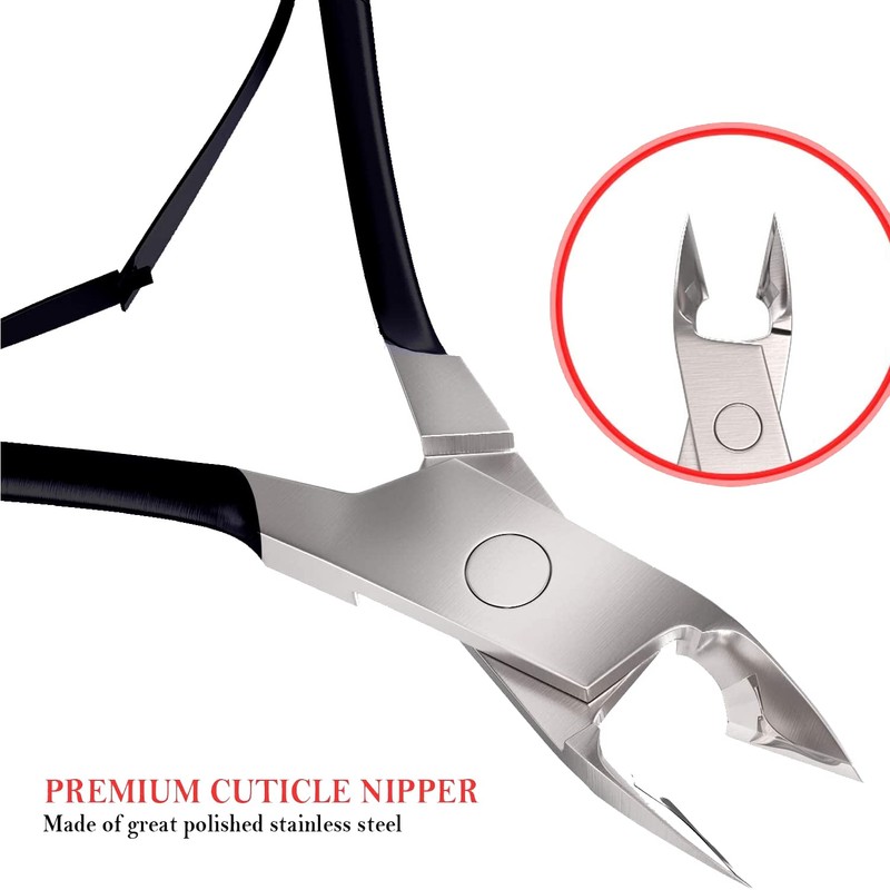 Professional Cuticle Nippers Stainless Steel Cuticle Cutters and Remover -Best