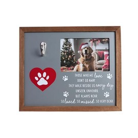 BallarArt CO Pet Memorial Gifts - Cat and Dog Picture Frame - 4x6 Inch Photo Frame For Loss Pet, Sympathy and Remembrance Gift